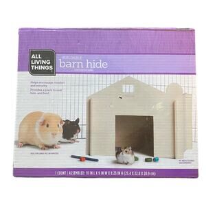 All Living Things Buildable Barn Guinea Pigs Hamsters